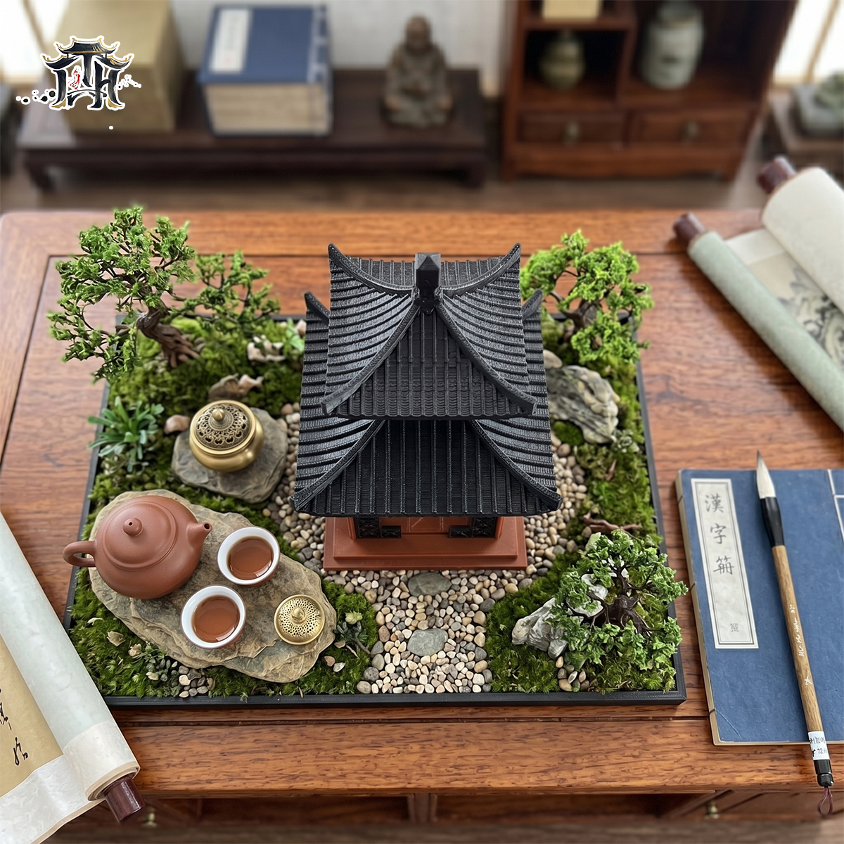 Mô hình nhà cổ trung quốc - Điếu ngư đài