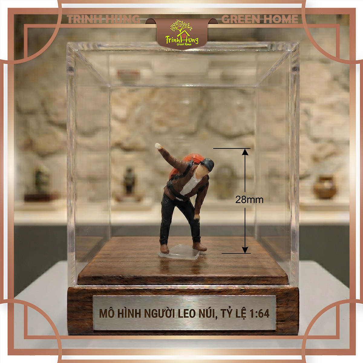 Mô hình Diorama picnic, leo núi in 3D sắc nét