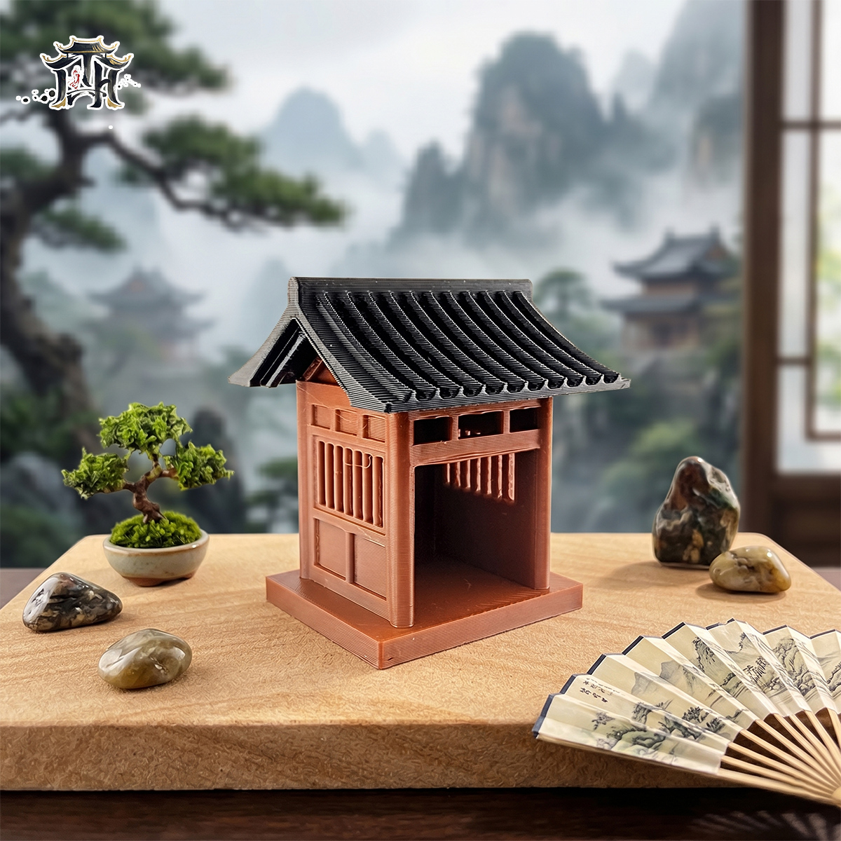 Mô hình nhà cổ trung quốc - miếu nhỏ