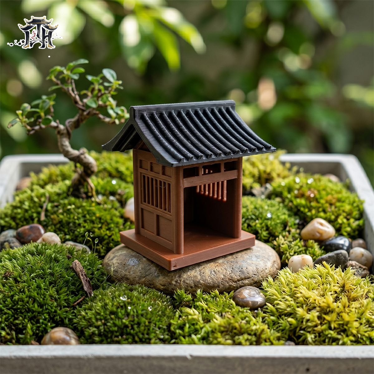 Mô hình nhà cổ trung quốc - miếu nhỏ
