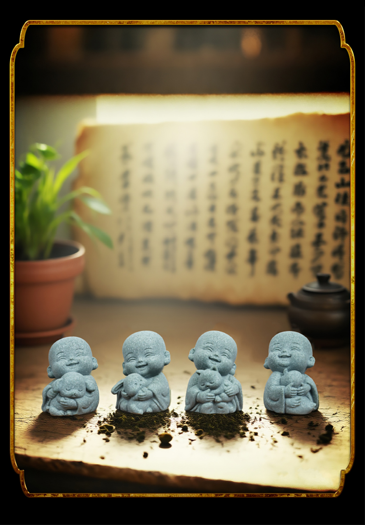 Thiện duyên đồng tử đá sa thạch