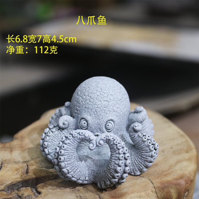Tượng bạch tuộc đá sa thạch ST.PVN2560