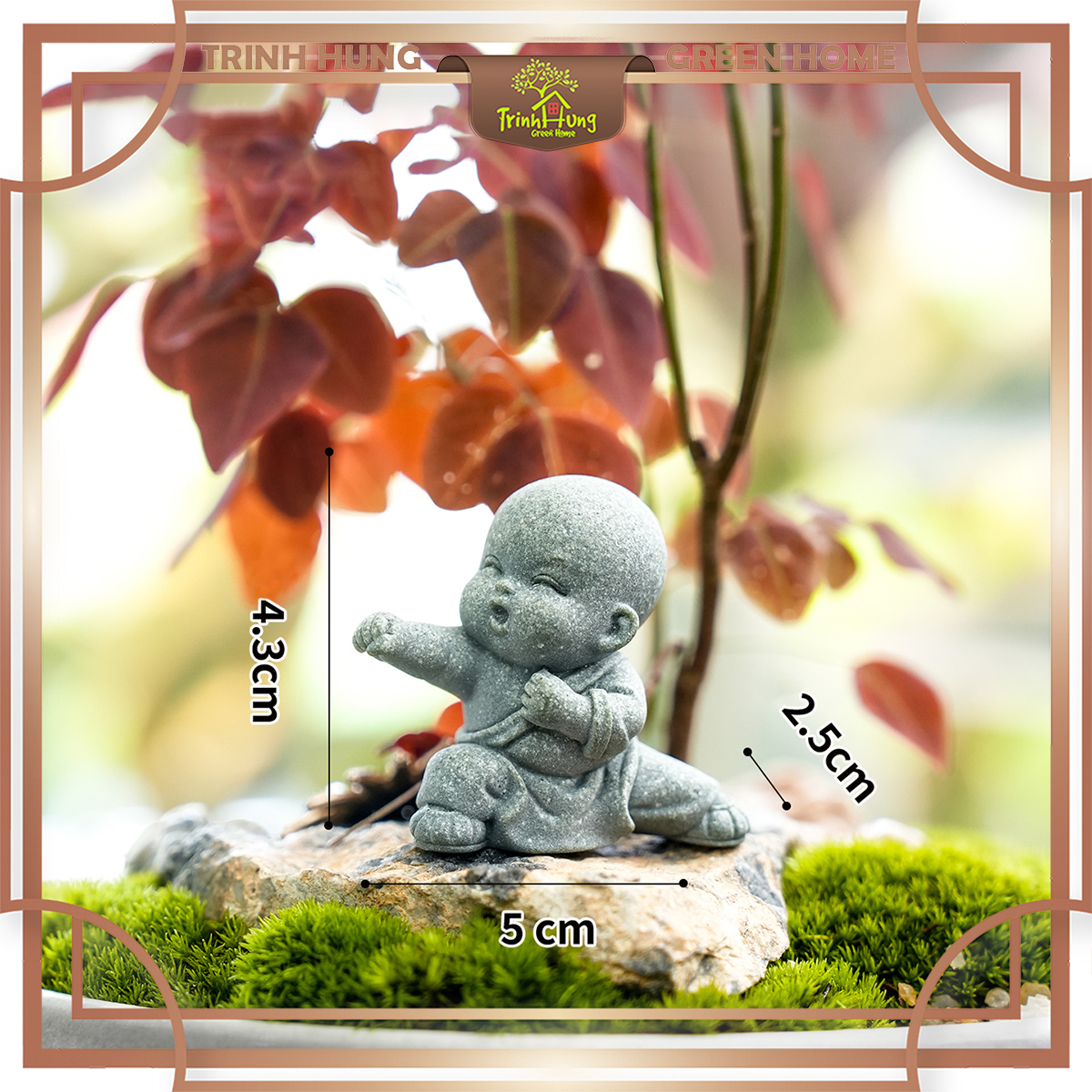 Bộ tượng 4 chú tiểu tập võ ST087