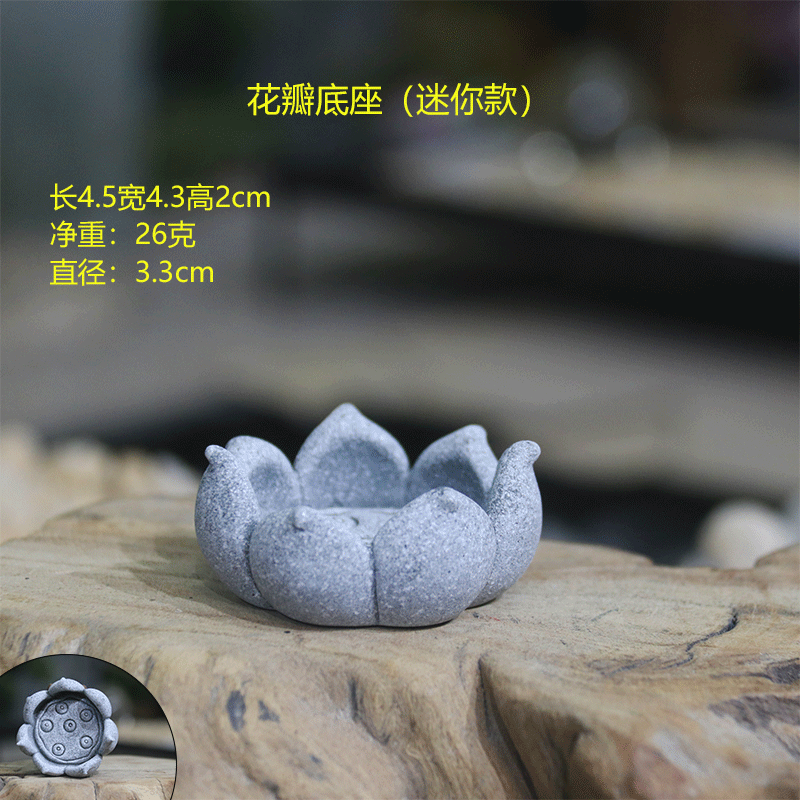 Tượng đế ngồi, đài sen đá sa thạch