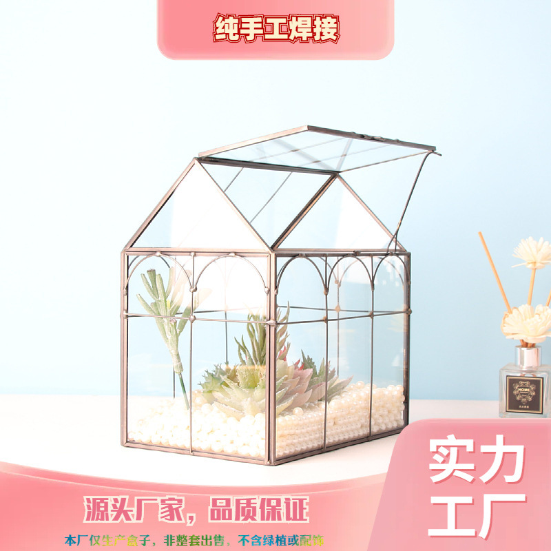 Bể Terrarium viền kim loại
