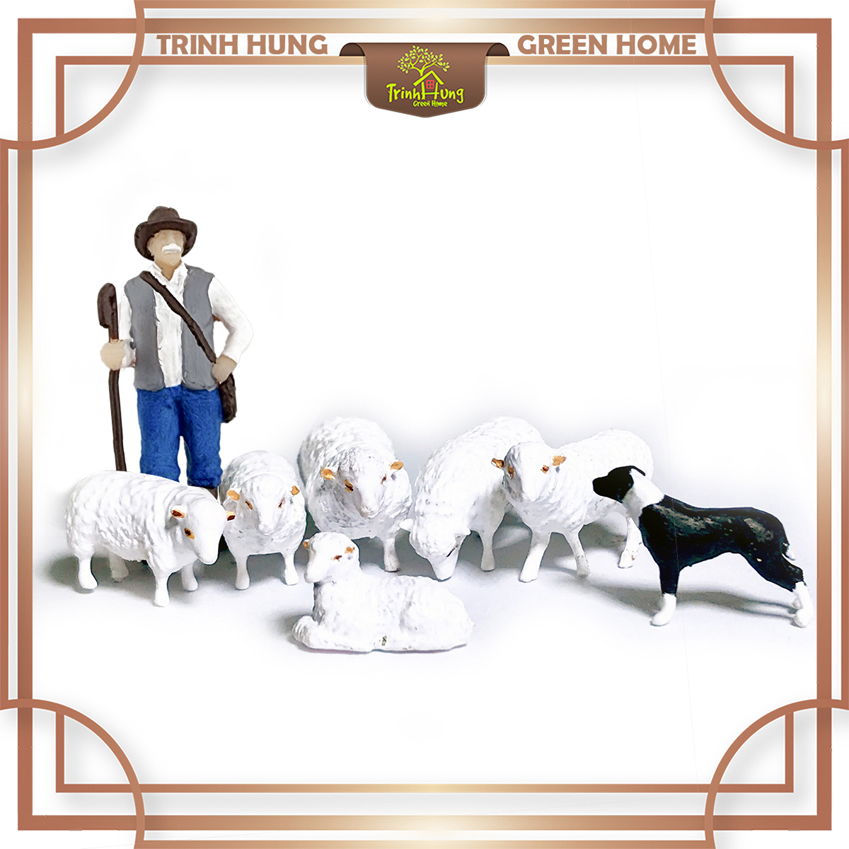 Bộ mô hình chăn cừu Diorama - Race Medal 1:64
