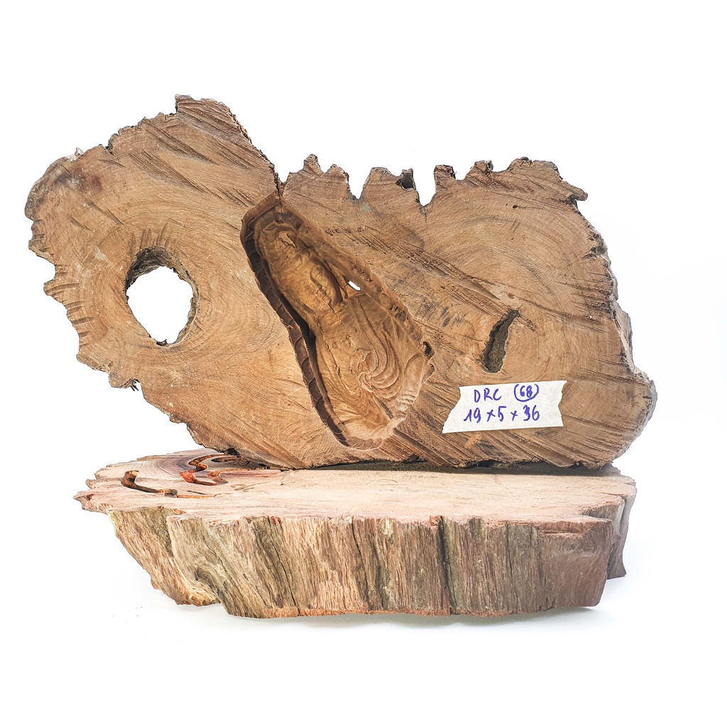 Tượng diện gỗ - tượng trưng bày, phối hợp tiểu cảnh, bonsai