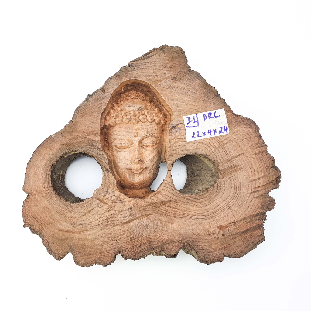 Tượng diện gỗ - tượng trưng bày, phối hợp tiểu cảnh, bonsai
