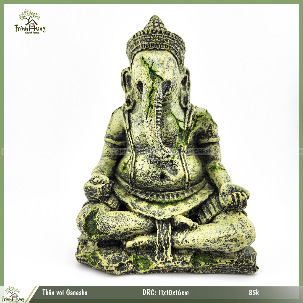 Tượng thần voi Ganesha giả cổ