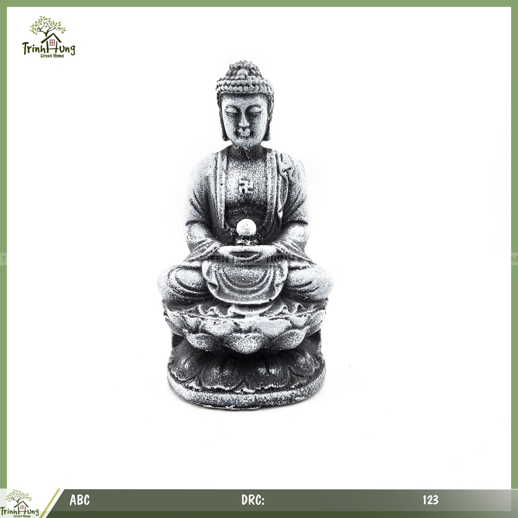 Tượng phật ngồi bệ đá