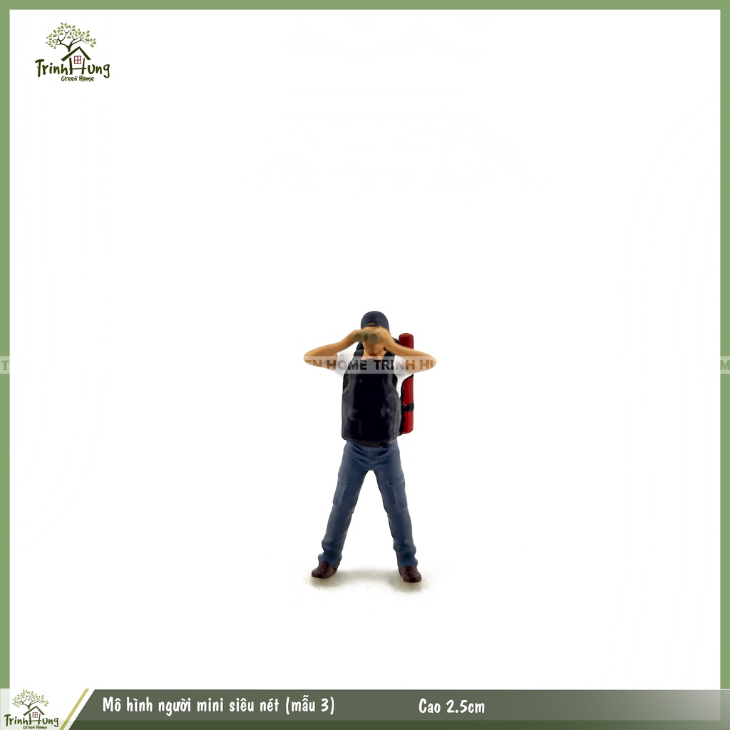Mô hình người leo núi mini sắc nét