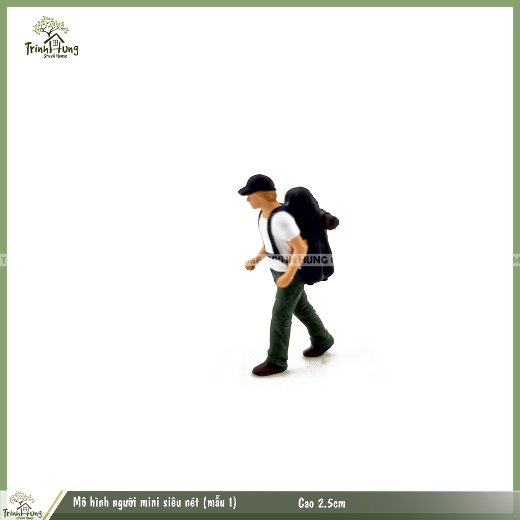 Mô hình người leo núi mini sắc nét