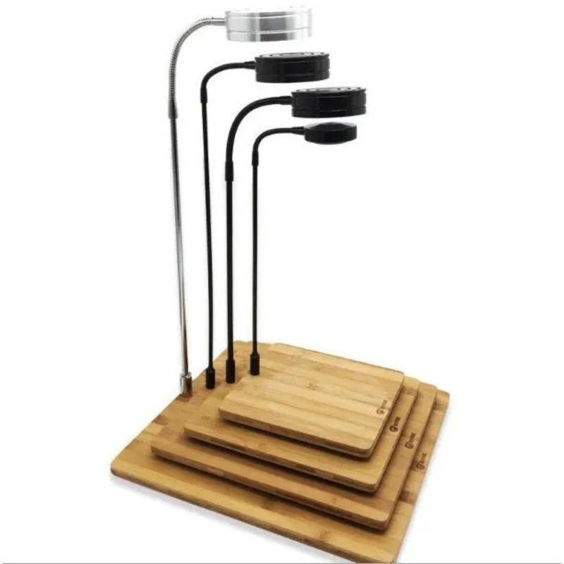 Đèn led đế gỗ cho bể thủy sinh, bể terrarium, tiểu cảnh