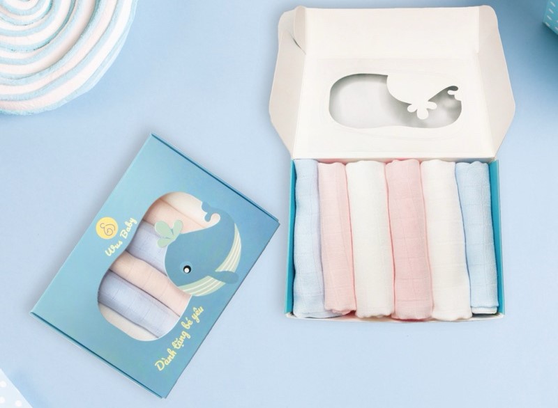 Khăn sữa cho bé: Vật dụng không thể thiếu của em bé sơ sinh