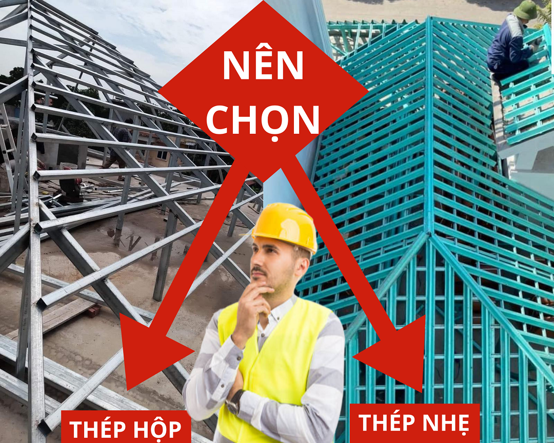 SO SÁNH KHUNG KÈO THÉP NHẸ & THÉP HỘP MÃ KẼM - Kangaroo Truss