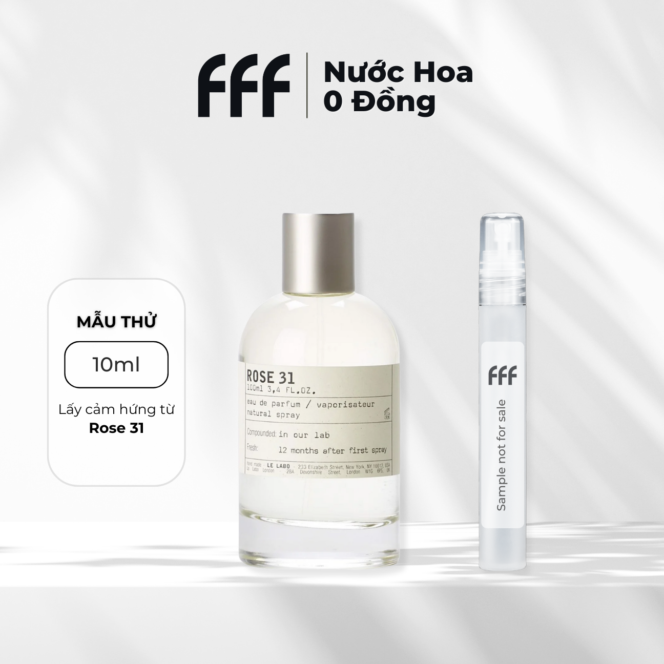 Sample Rose 31 EDP 10ml