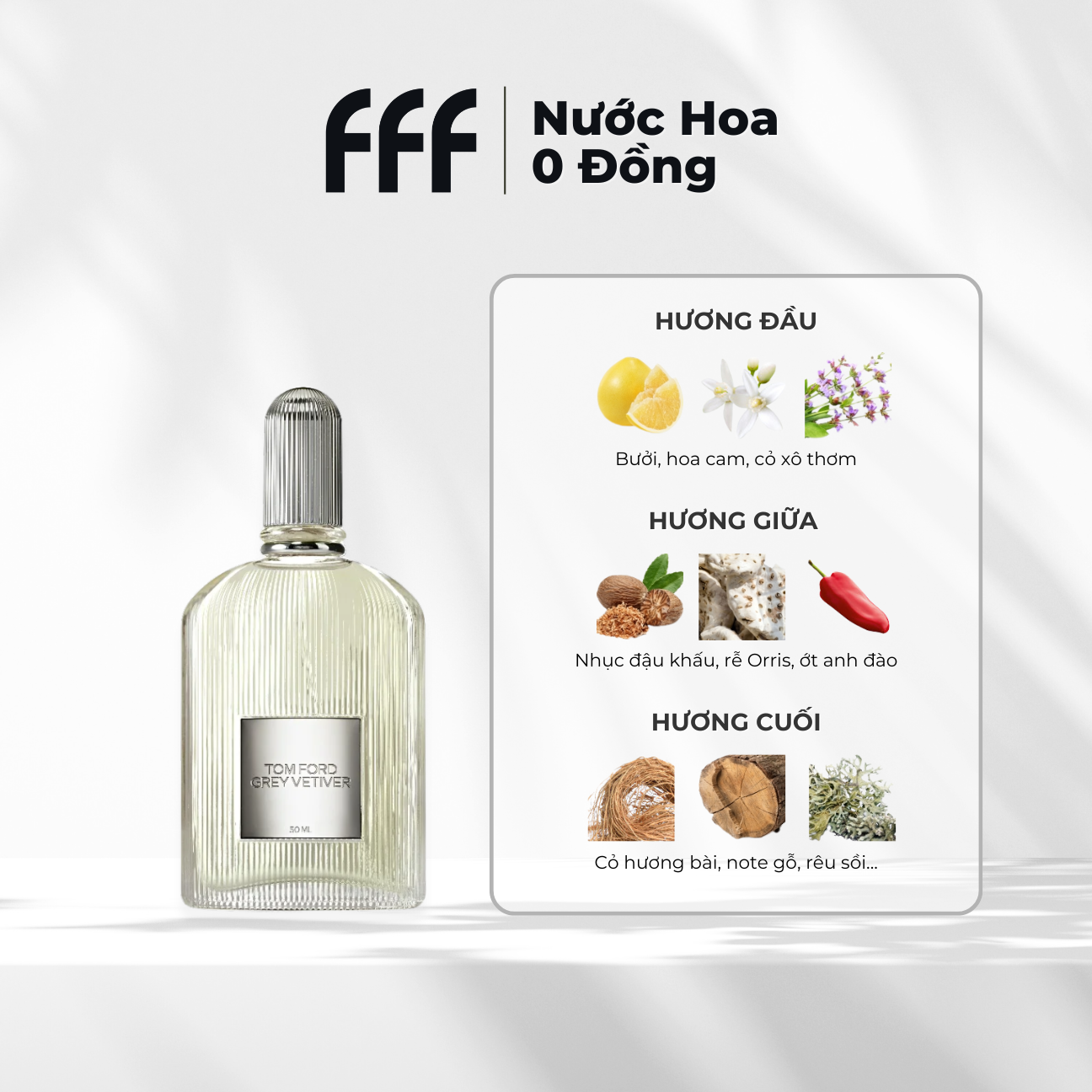 Sample Grey Vetiver EDP 10ml