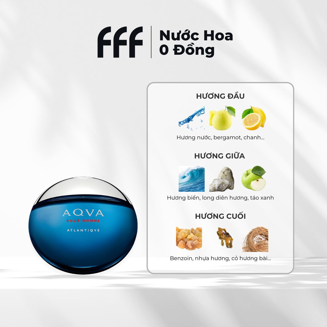 Sample Aqva Pour Homme Atlantiqve EDP 10ml