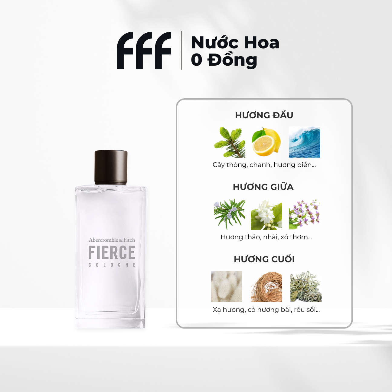 Sample Fierce EDP 10ml