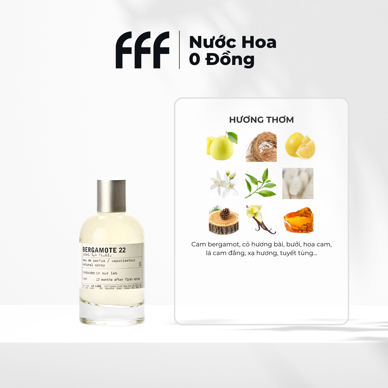 Sample Bergamote 22 EDP 10ml