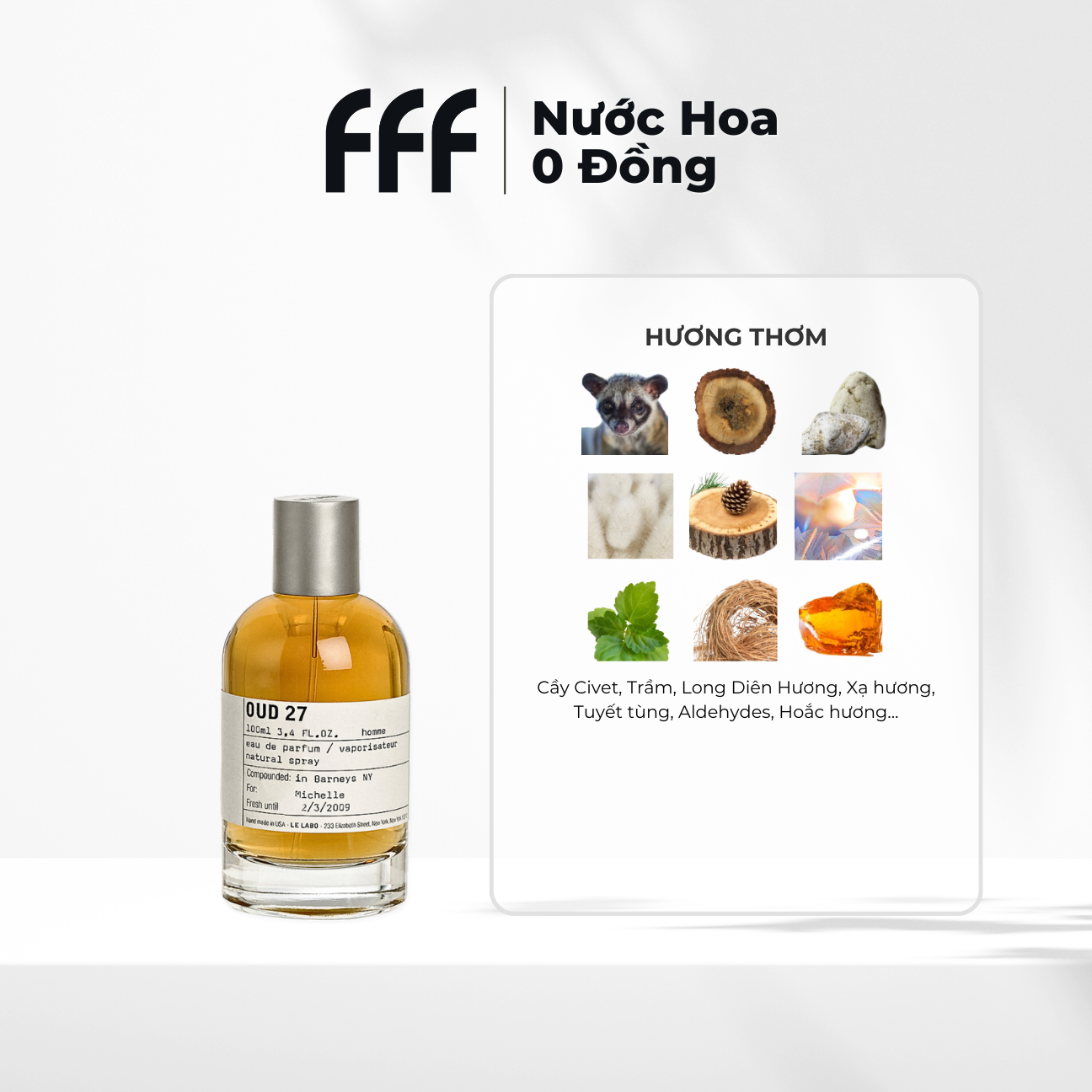 Sample Oud 27 EDP 10ml