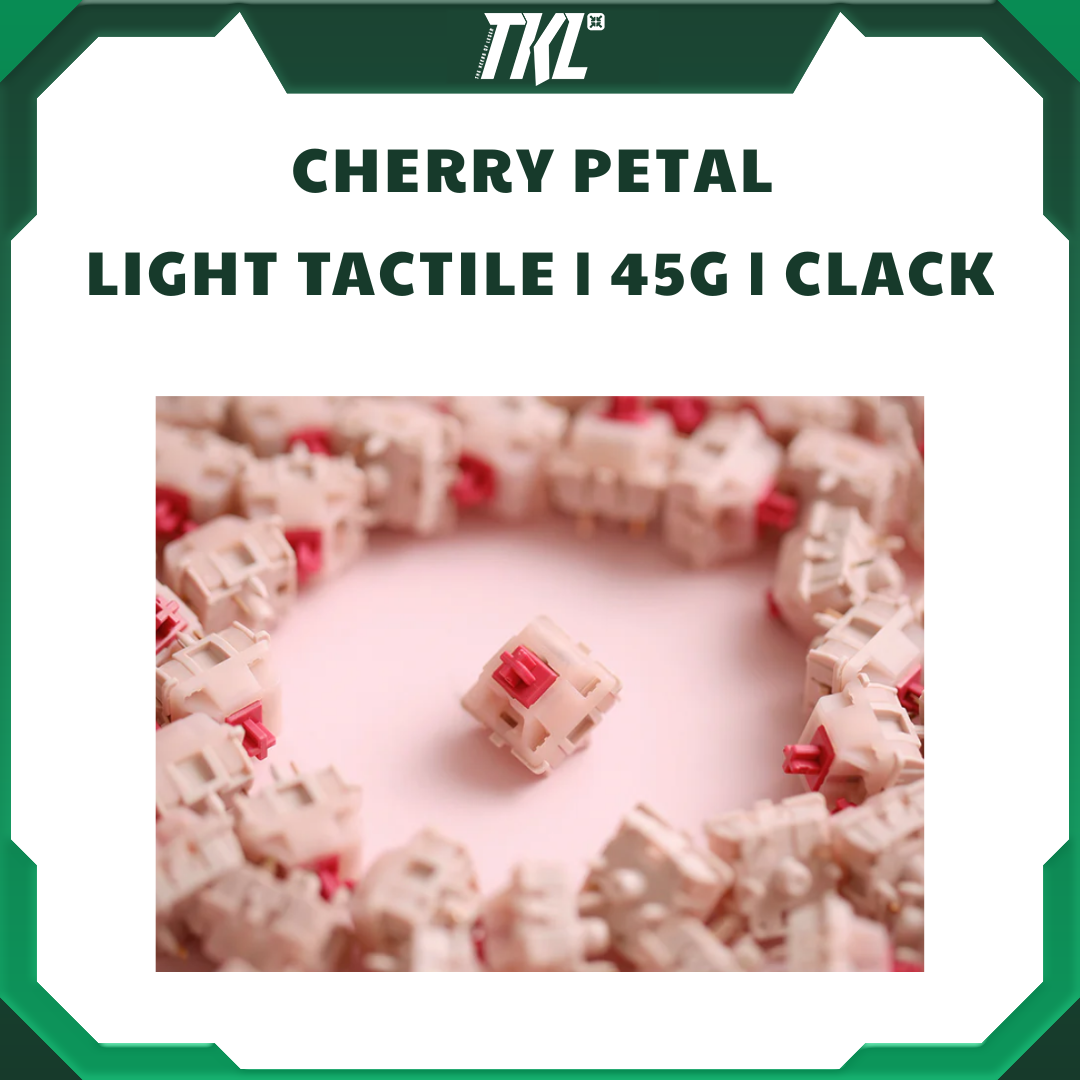 Switch phím cơ Cherry MX2A Petal | Tactile 45g | Clack | TheKeebsOfLeser