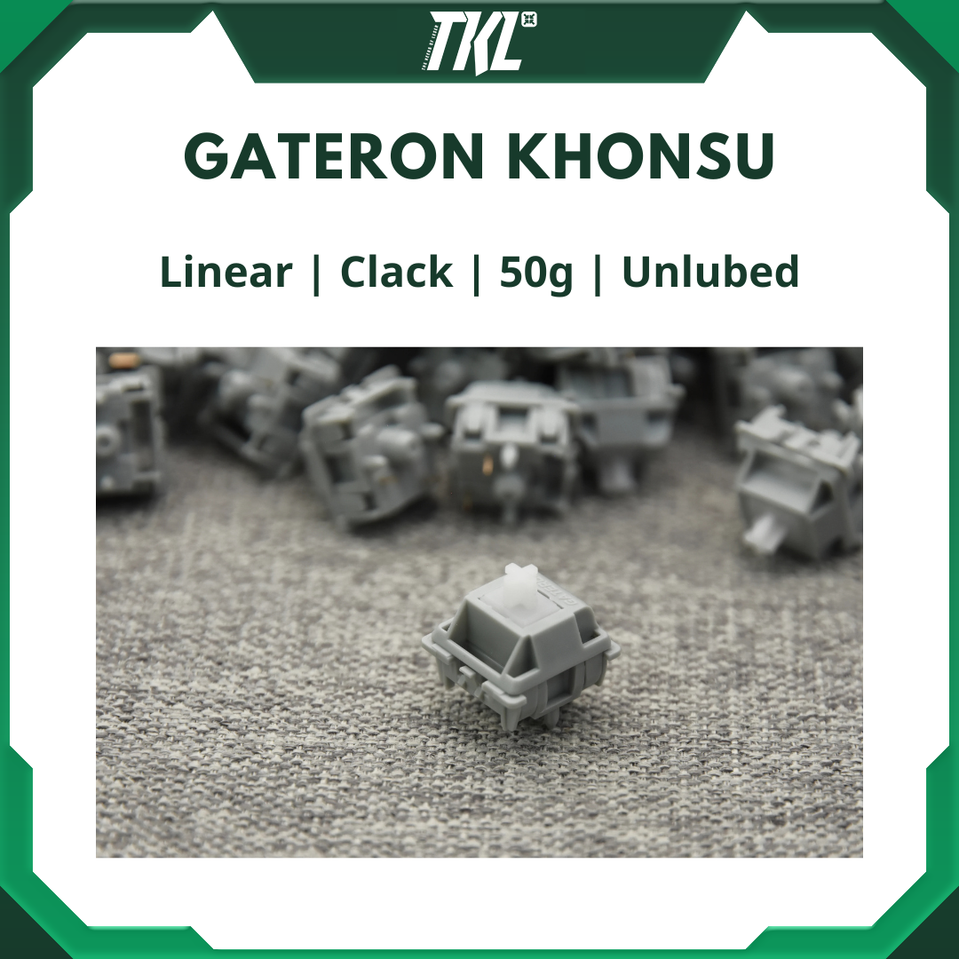 Gateron Khonsu Linear Switch • 60g • Hàng Chính Hãng