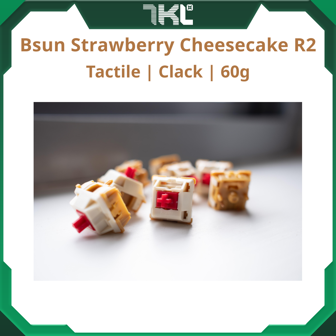 Bsun Strawberry Cheesecake R2 Tactile Switch | 60g