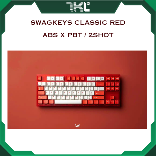 Swagkeys Classic Red | Cherry profile | ABS mix PBT | 2shot