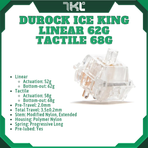 Switch Durock Ice King Series | Durock | Linear | Tactile