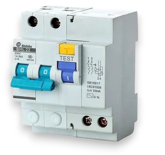 Cầu dao điện RCBO 2P 16A 6KA BHL Shihlin