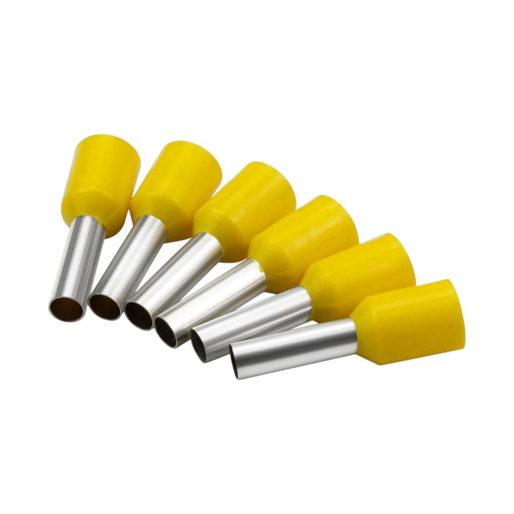 Minjin Đầu Cosse Pin Rỗng Bọc Nhựa E1012 E1508 E1612