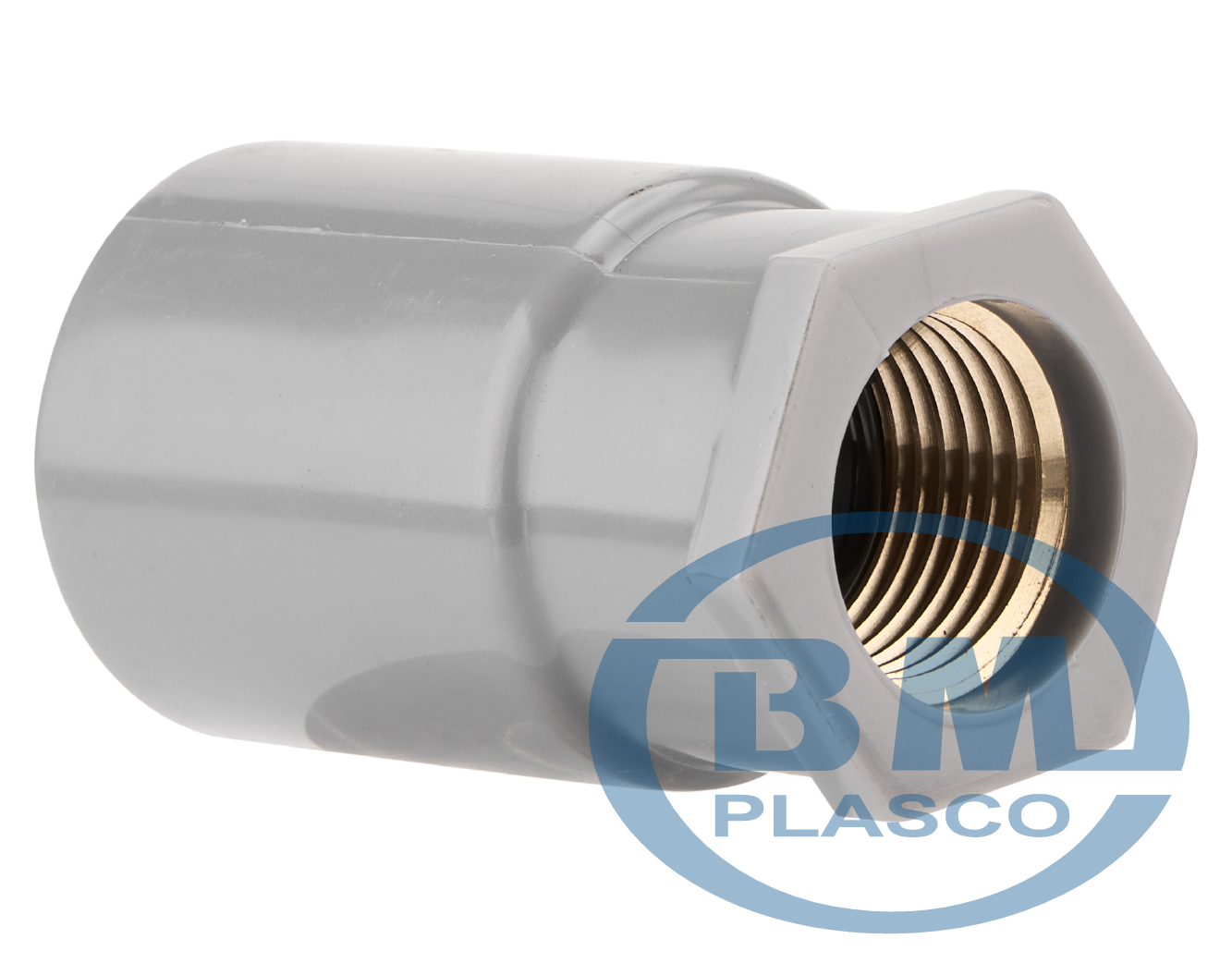 Nối rút có ren thau PVC-U Hệ Inch Bình Minh – Phụ Kiện Ống Nước