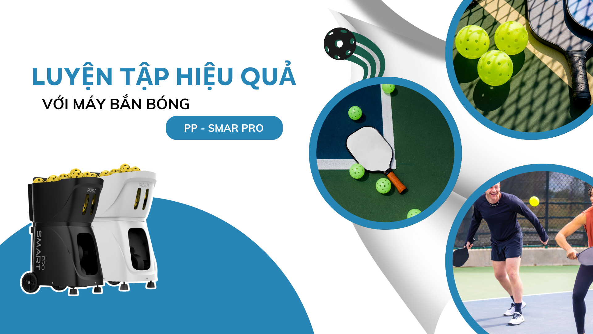 Luyện Tập Đánh Bóng Ngắn Pickleball Hiệu Quả Với Máy Bắn Bóng