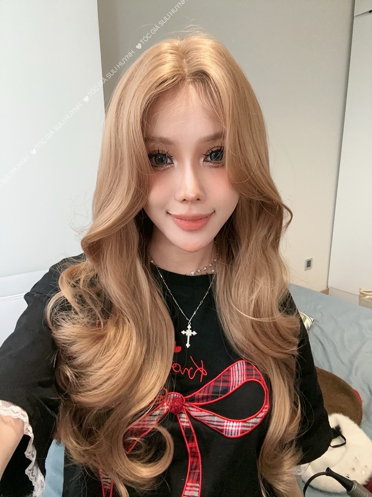 Sóng dài hai mái nâu vàng tây