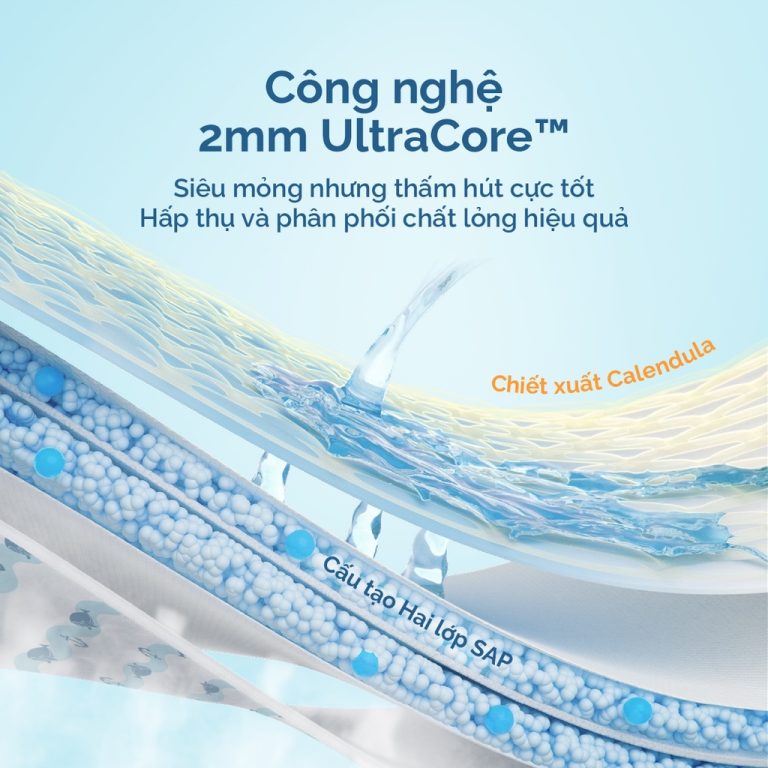 Bỉm – Tã dán Hoppi Airdream size M 48 miếng (cho bé 6-11kg)