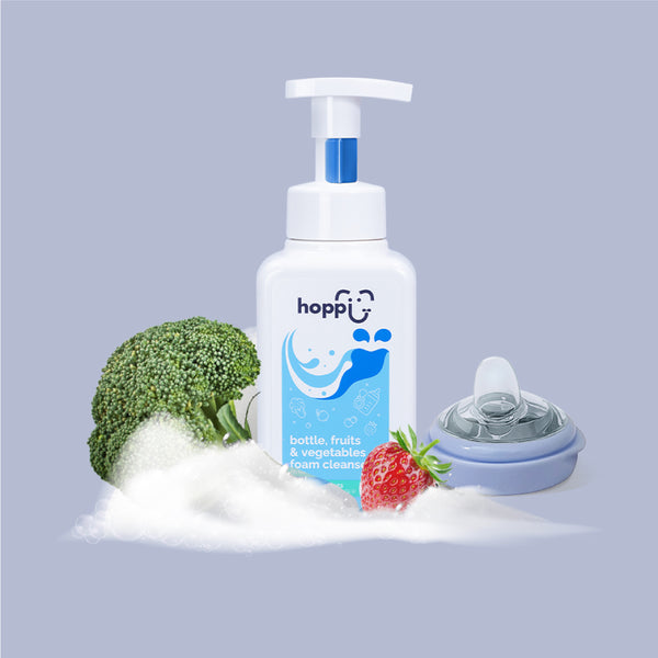 Nước rửa bình và rau củ Hoppi 500ml