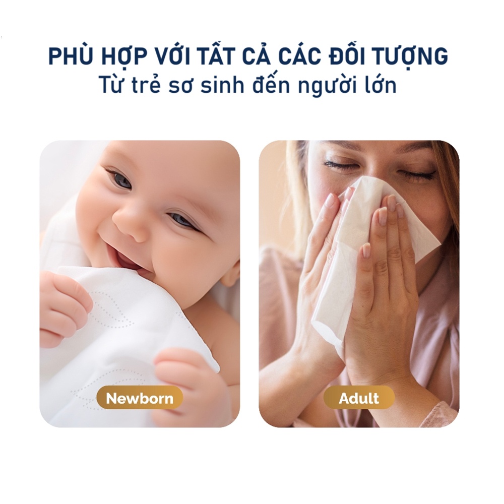 Khăn giấy Hoppi 3 lớp (gói 40 tờ)