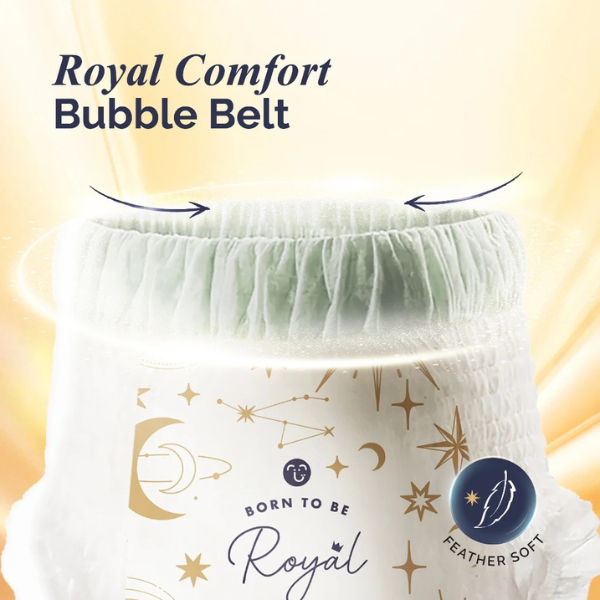 Bỉm - Tã dán Hoppi Royal Dream cao cấp, thấm hút 14 giờ size S 56 miếng (cho bé 4 - 8kg)