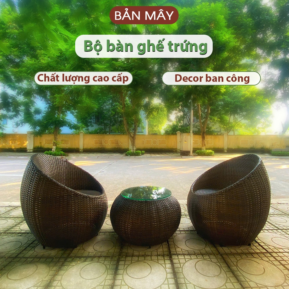 Bộ bàn ghế sofa quả trứng