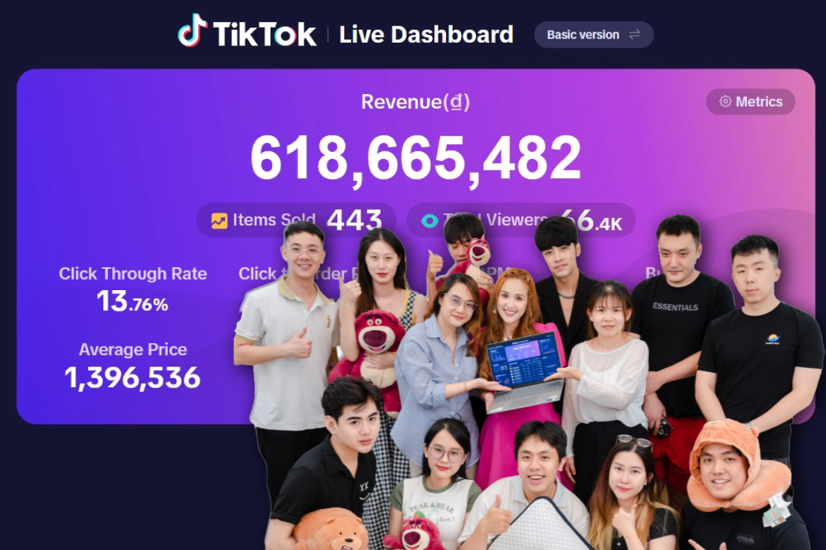 Hoạt động livestream với người nổi tiếng