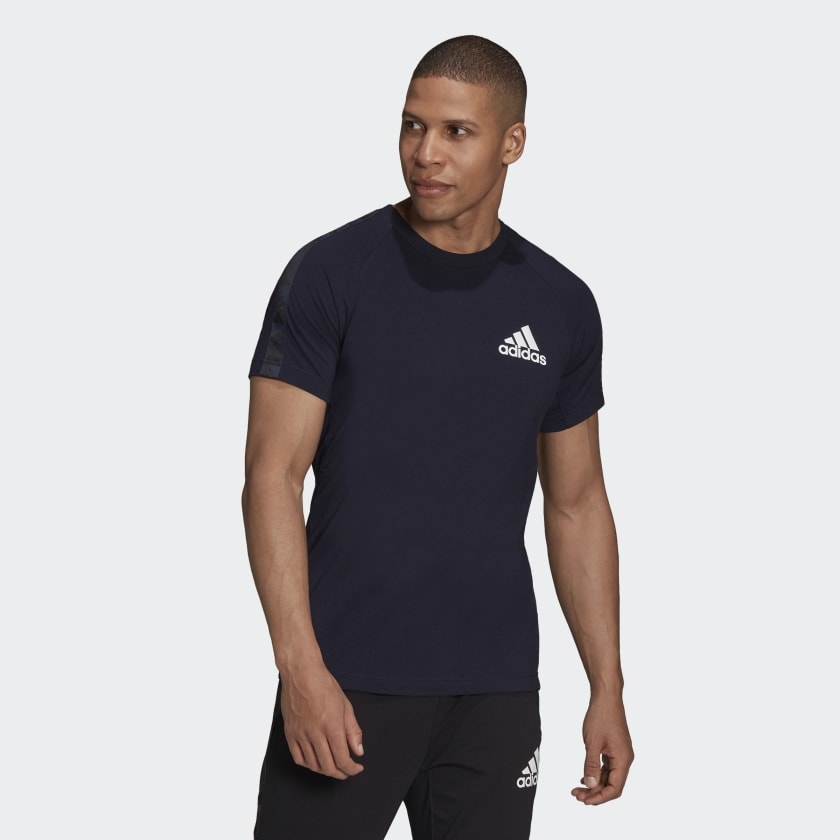 Áo thun Nam Adidas Chính Hãng - MOTION LOGO AEROREADY DESIGNED TO MOVE - Navy