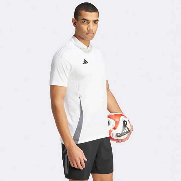 Áo Polo Adidas Nam Chính Hãng - Adidas Tiro24 Competition White Grey Men - IR7565