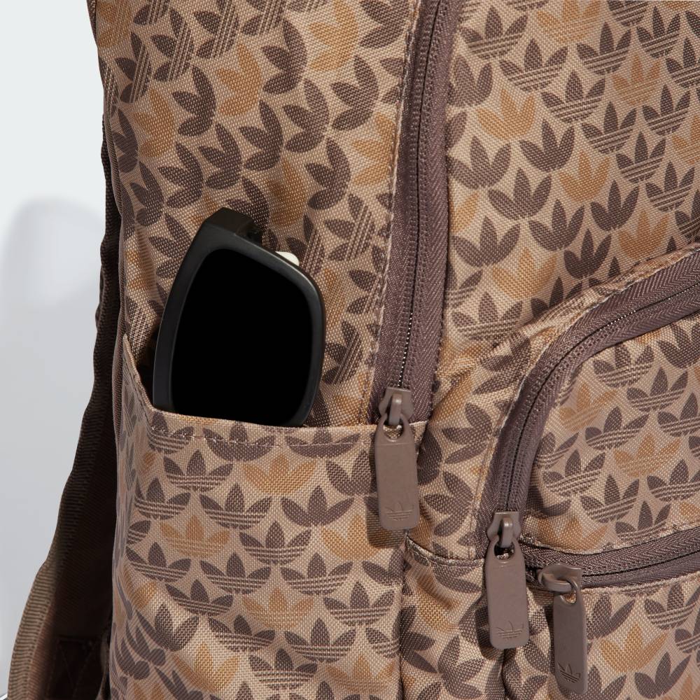 Ba Lô Adidas Monogram Backpack IU0010 Màu Nâu Họa Tiết