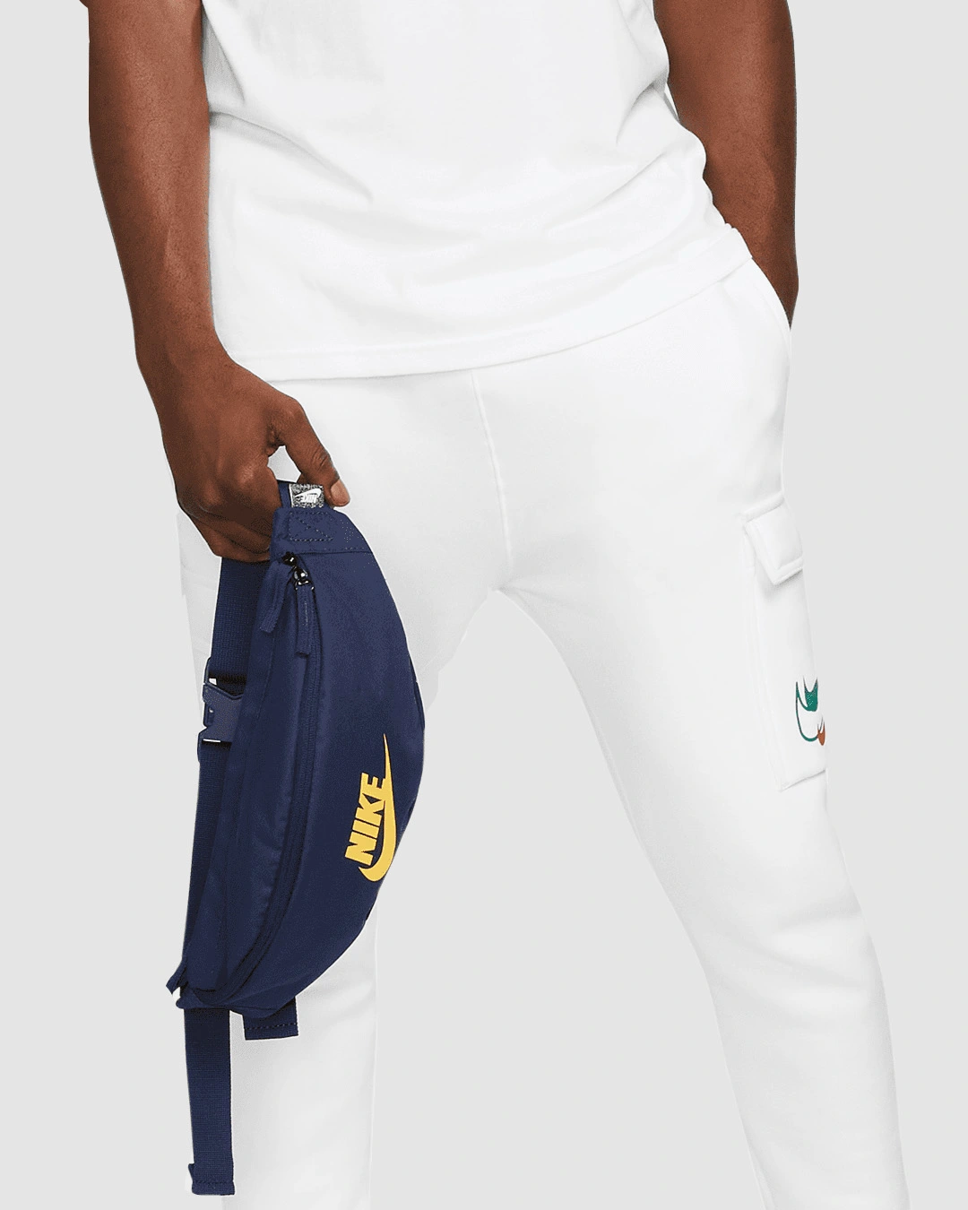 Túi Nike Waist Bag Heritage - Navy Yellow DB0490-410