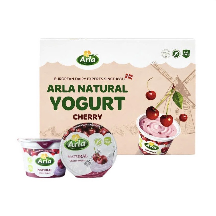 Sữa Chua Nguội ARLA Natural Đan Mạch - Mềm Mịn, Ít Đường, Tốt Cho Tiêu Hóa - Dành Cho Bé Từ 1 Tuổi