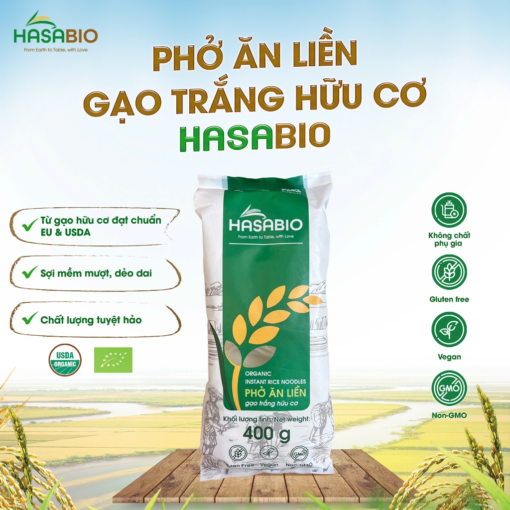 Nui Rau Củ HASABIO FOODS Cho Bé Từ 6 Tháng – Chữ C & Hình Xoắn – Từ Gạo + Rau Củ Tự Nhiên – An Toàn Ăn Dặm