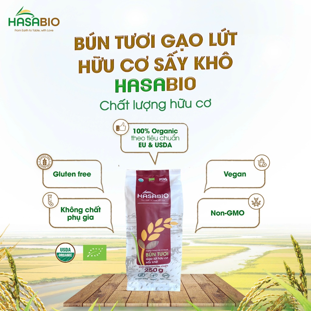 Nui Rau Củ HASABIO FOODS Cho Bé Từ 6 Tháng – Chữ C & Hình Xoắn – Từ Gạo + Rau Củ Tự Nhiên – An Toàn Ăn Dặm