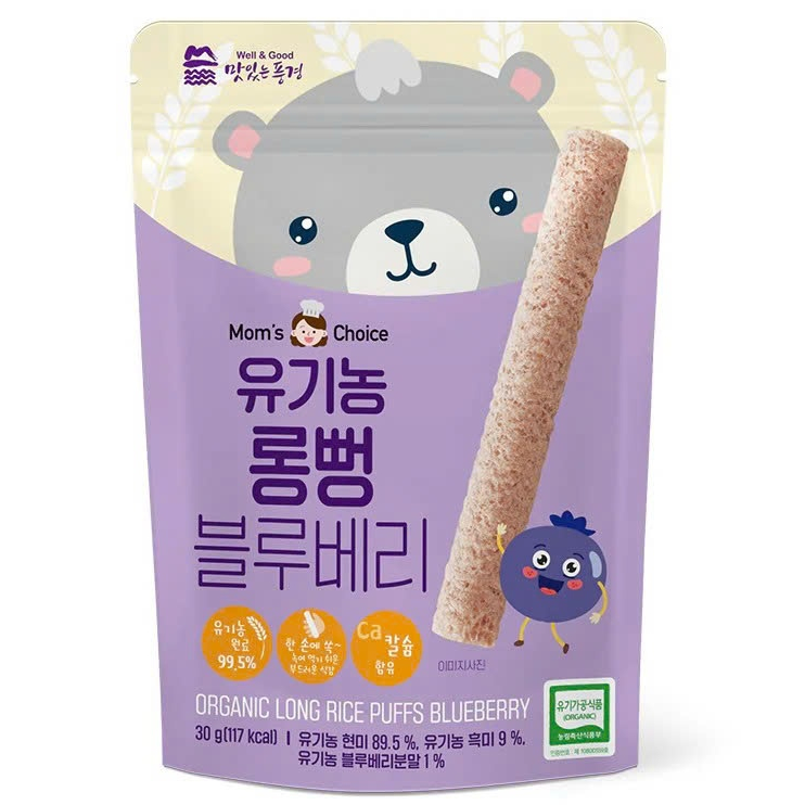 Bánh Ăn Dặm Gạo Lứt Hữu Cơ THANH DÀI MOM'S CHOICE Cho Bé Từ 6 Tháng Tuổi - Túi 30g