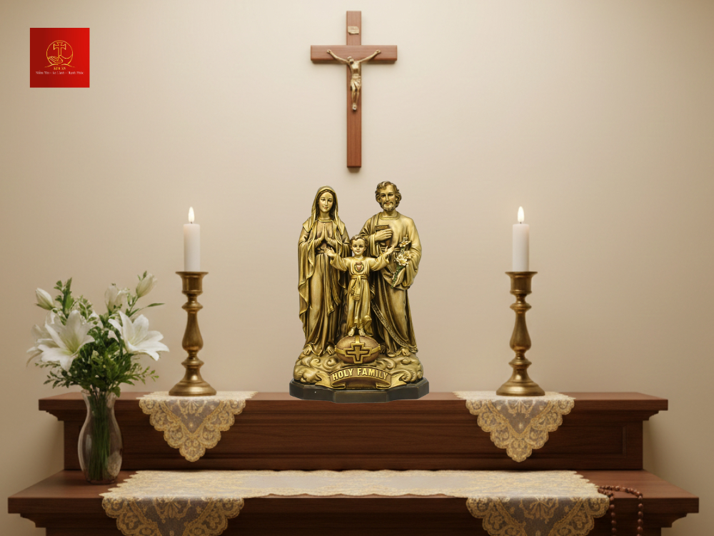 13+ mẫu bàn thờ Công Giáo mini cho chung cư, phòng trọ, nhà nhỏ